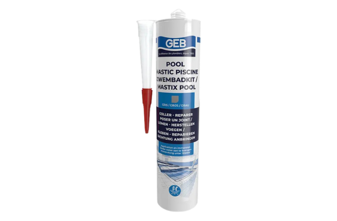Mastic zwembadkit Grijs - lijmkit