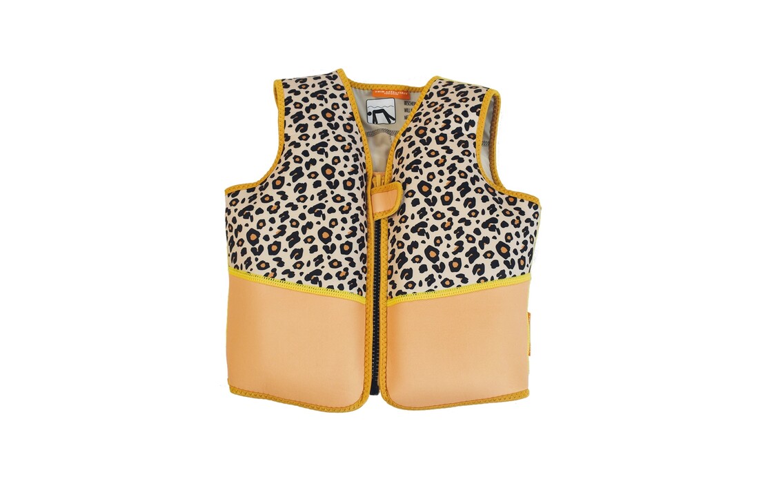 Zwemvest Beige Panterprint 18-30 kg