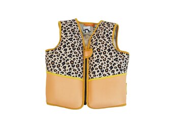 Zwemvest Beige Panterprint 18-30 kg