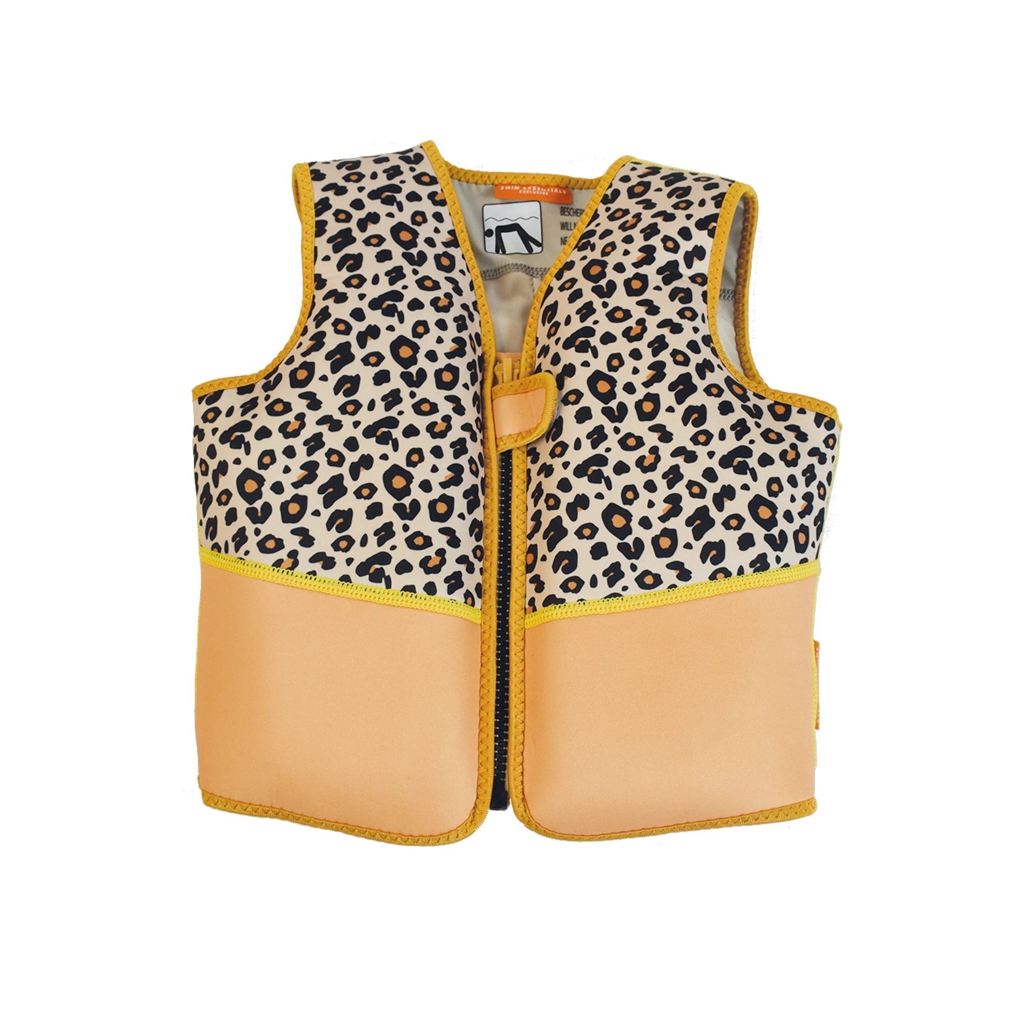 Zwemvest Beige Panterprint 18-30 kg