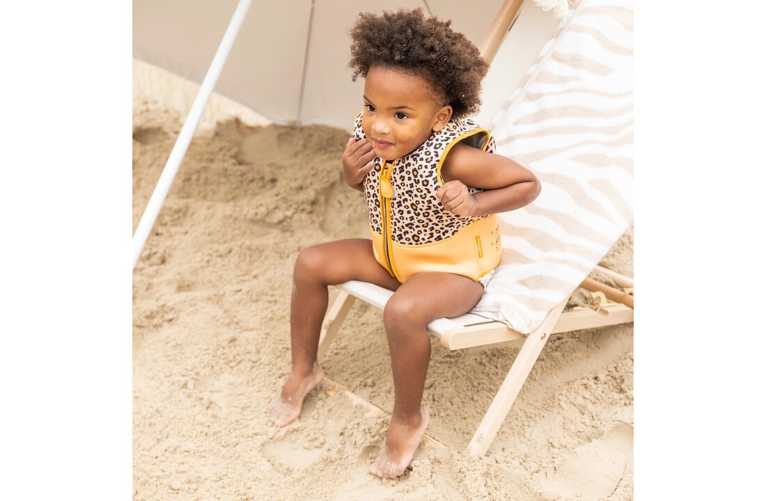 Zwemvest Beige Panterprint 18-30 kg