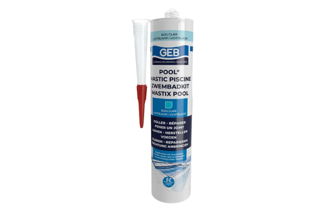 Mastic zwembadkit blauw - lijmkit