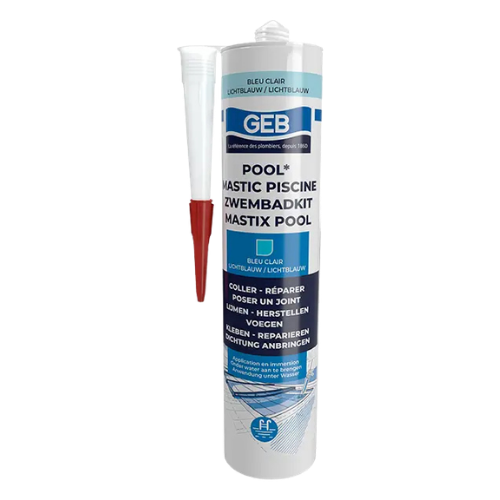 Mastic zwembadkit blauw - lijmkit