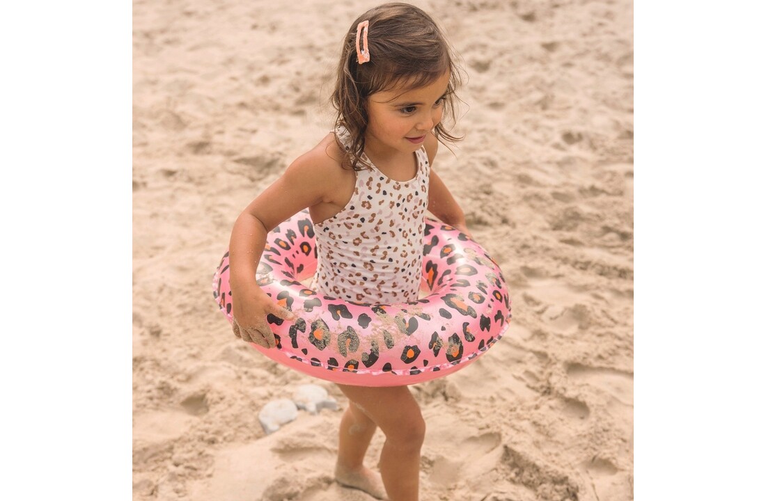 Zwemband Rose gouden panterprint 50 cm