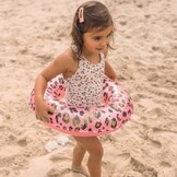Zwemband Rose gouden panterprint 50 cm