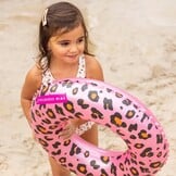 Zwemband Rose gouden panterprint 50 cm