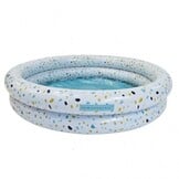 Kinderzwembad witte terrazzo 100 cm