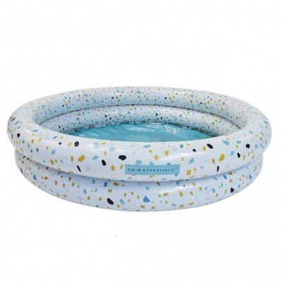 Kinderzwembad witte terrazzo 100 cm
