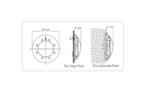 Flotide Zwembad LED lamp, type CP100
