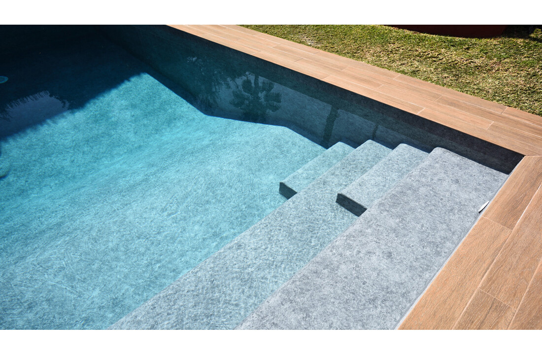 Alkor Touch Zwembadfolie Grijs Prestige 3D 1.65m