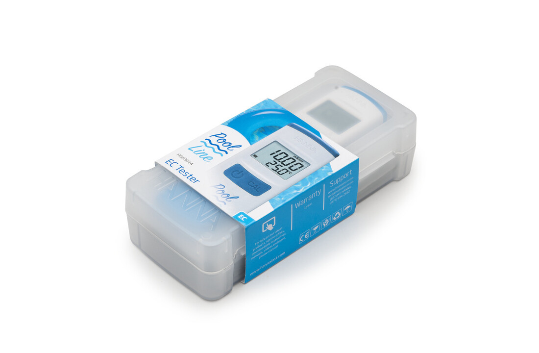 Water tester Geleidbaarheid (EC) en temperatuur