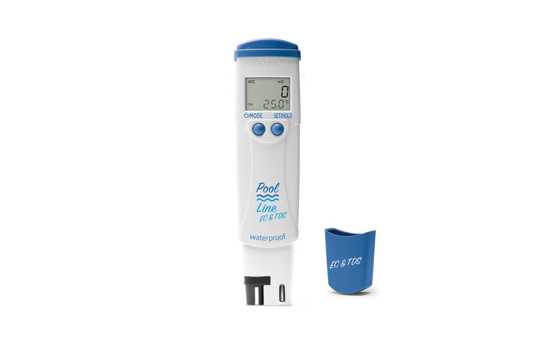 Water tester Zout, geleidbaarheid, temperatuur Vervangbaar