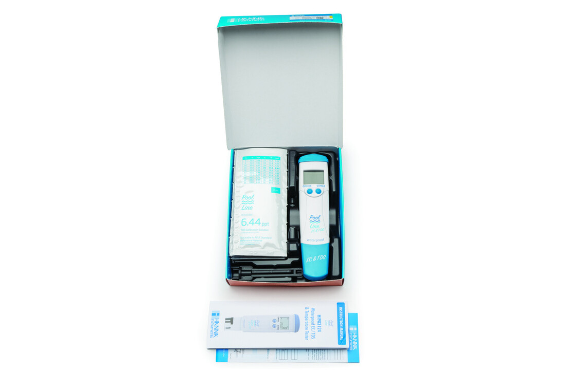 Water tester Zout, geleidbaarheid, temperatuur Vervangbaar