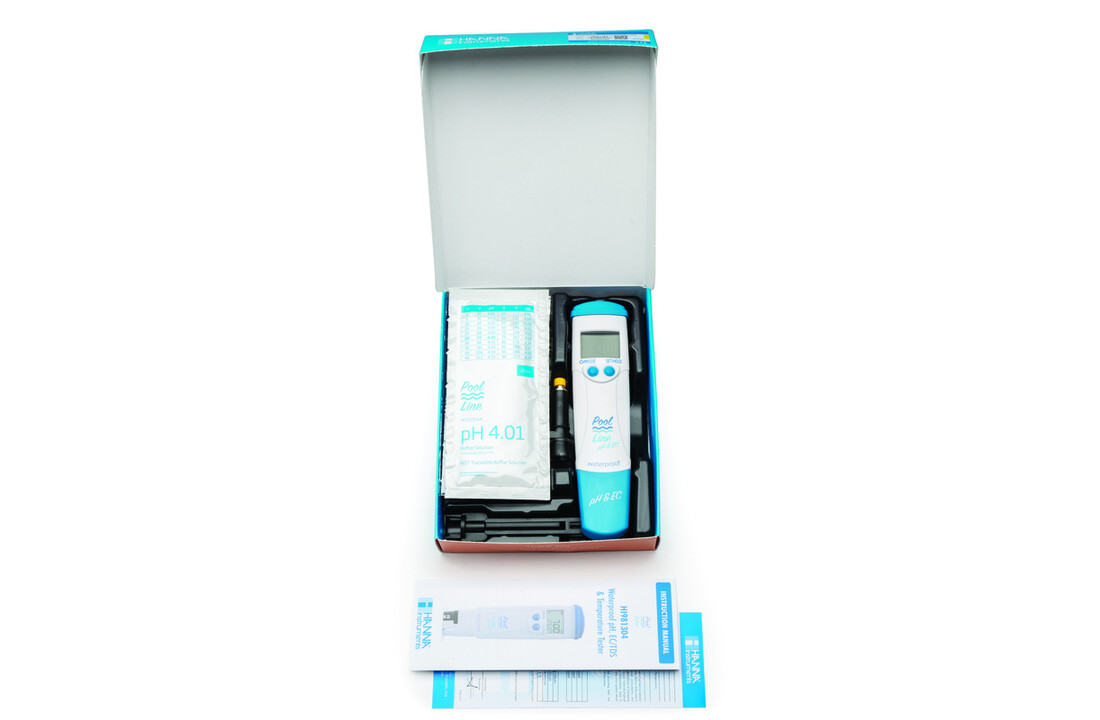Water tester pH, geleidbaarheid, zout en temperatuur Vervangbaar
