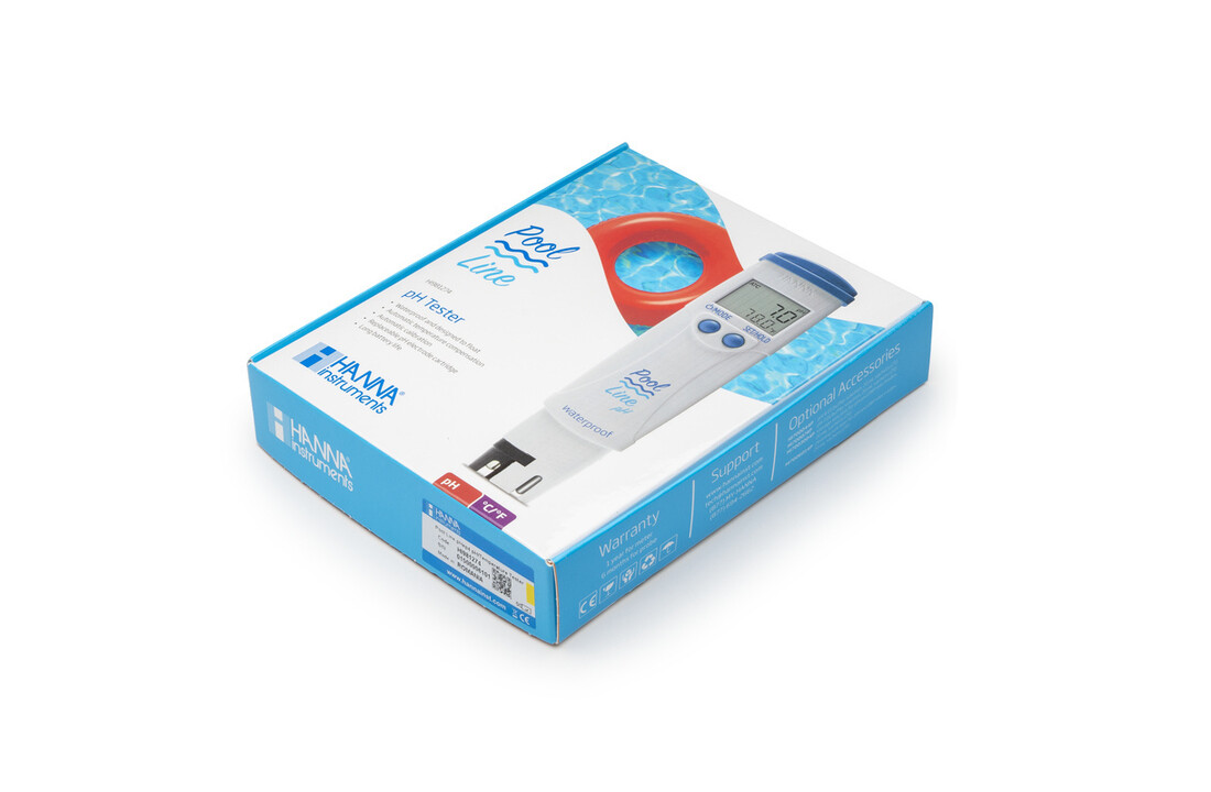 Pool Line Water tester pH en Temperatuur Vervangbaar