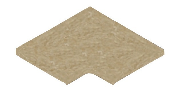 Binnenhoek  Tandur Yellow afgeronde neus