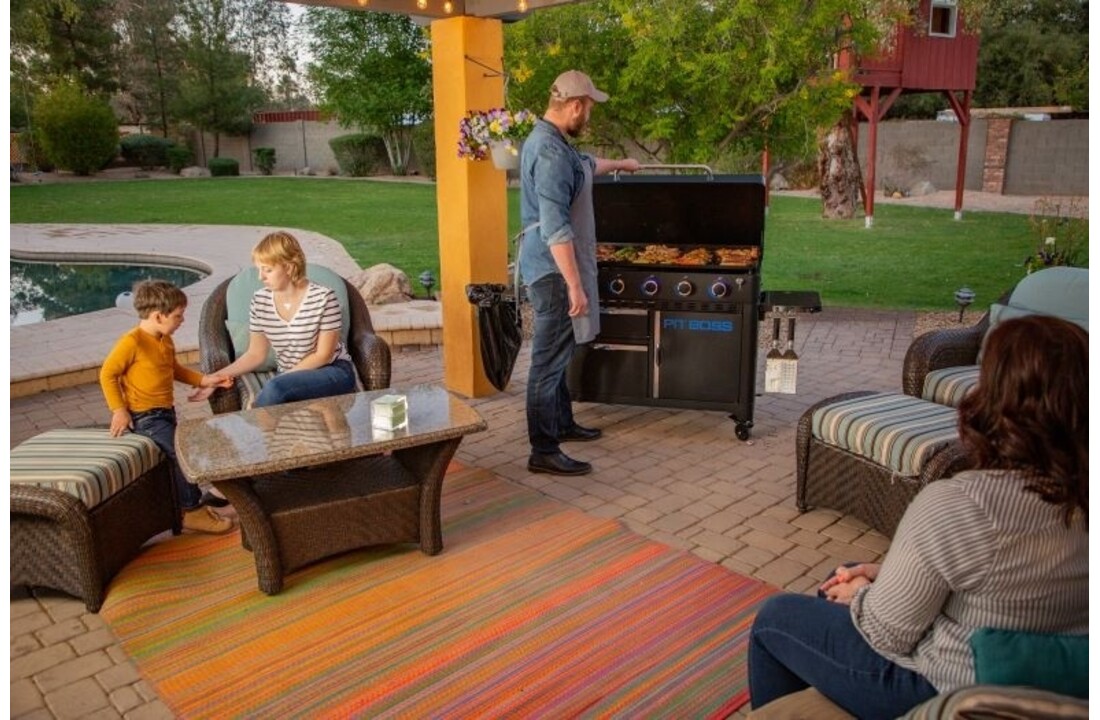 Pit Boss Ultimate Plancha  5 Burner - Met onderstel| Gas BBQ