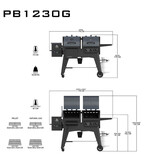 Pit Boss Navigator 1230 | Combi Grill - Pellet en Gas BBQ