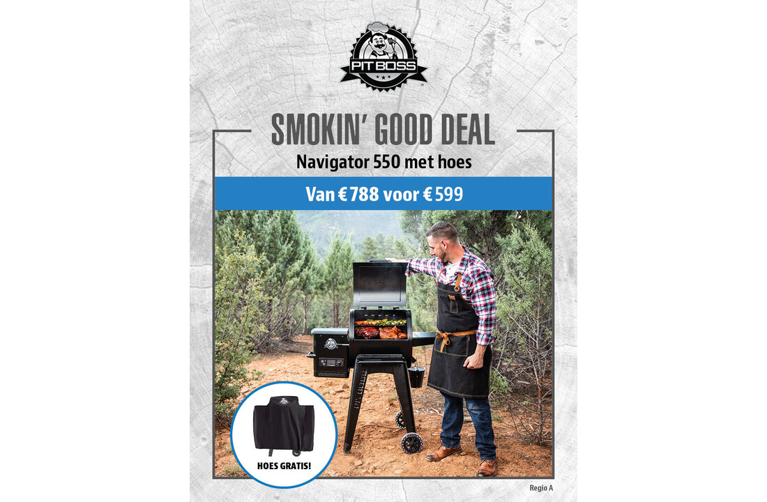 Pit Boss Navigator 550 | Pellet BBQ en Rookoven