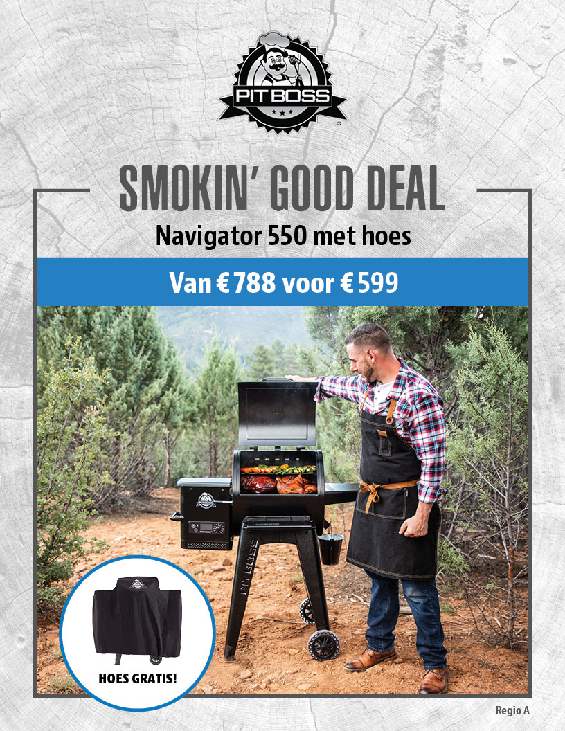 Pit Boss Navigator 550 | Pellet BBQ en Rookoven