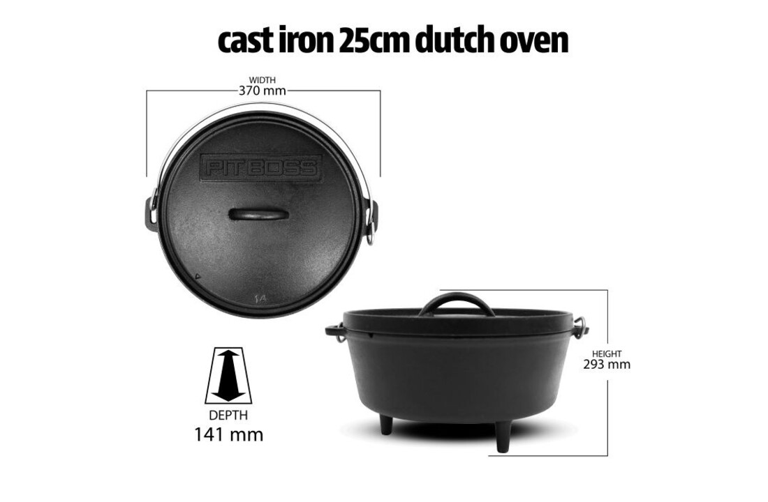 Pit Boss Grills - Zesdelige Gietijzeren Starterset