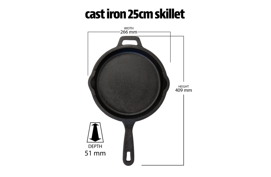 Pit Boss Grills - Zesdelige Gietijzeren Starterset
