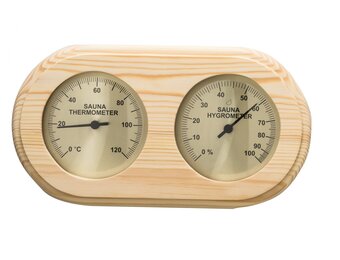 Sauna Thermo-Hygrometer Espen afgerond