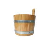 Sauna Emmer Lariks 5 Liter blank gelakt
