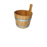 Sauna Emmer Lariks 5 Liter blank gelakt