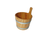Sauna Emmer Lariks 5 Liter blank gelakt