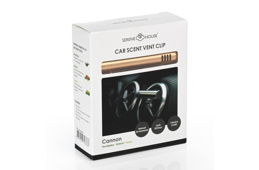 Serene House Car Scent Vent Clip - Cannon Rose Gold