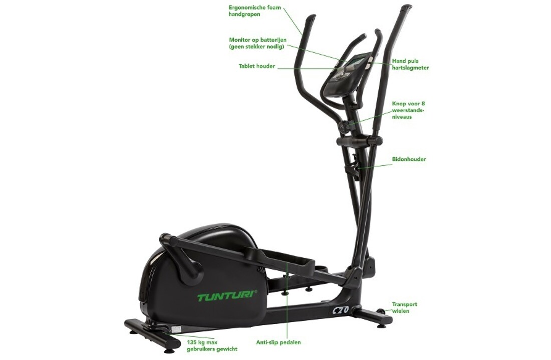 Tunturi Crosstrainer Competence C20-R (Showroom model)