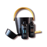 Cadeau set  Sauna emmer zwart