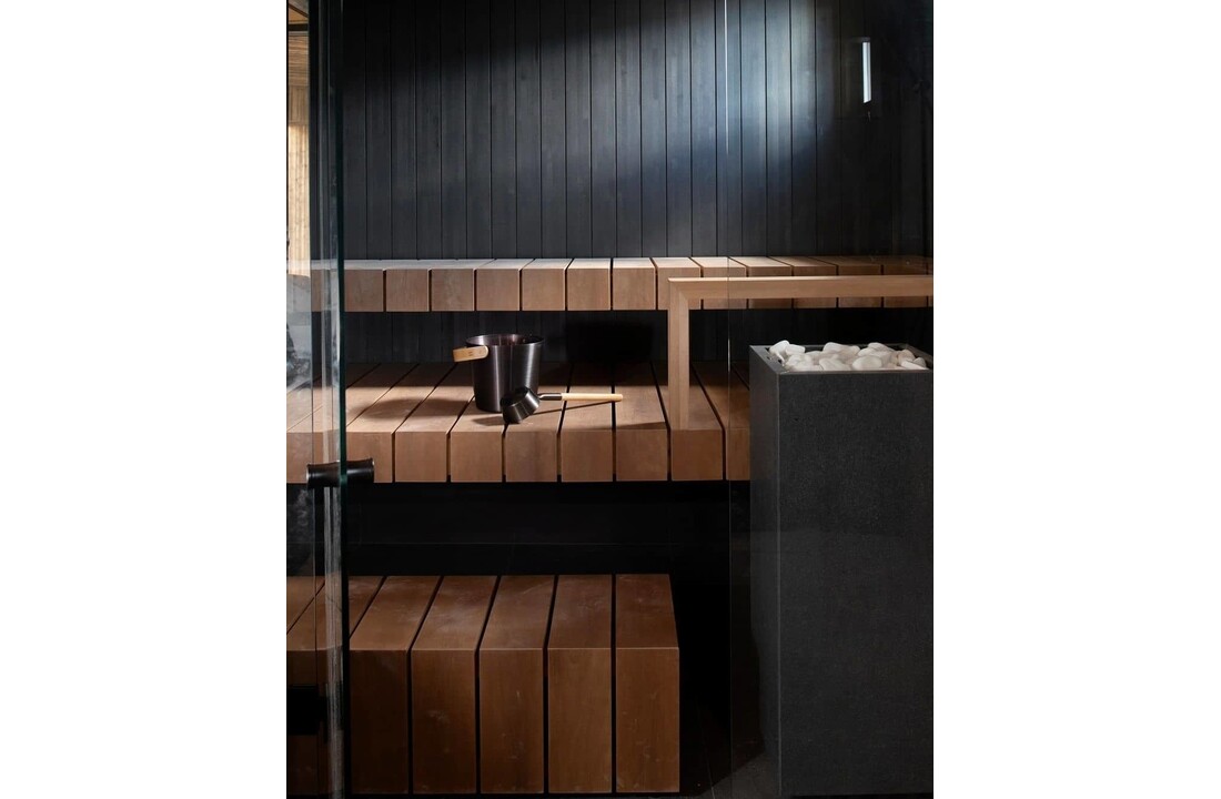 Cadeau set  Sauna emmer zwart