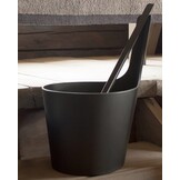 Cadeau set  Sauna emmer Pisara zwart
