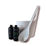 Cadeau set  Sauna emmer Pisara wit
