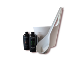 Cadeau set  Sauna emmer Pisara wit