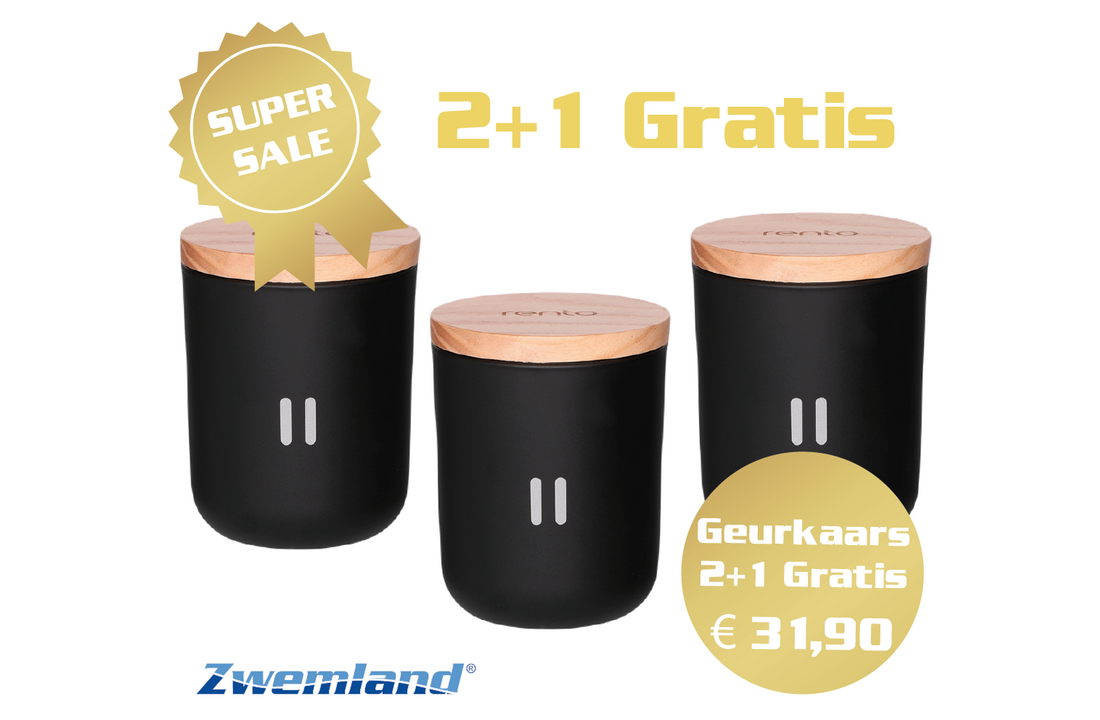Geurkaars Dennen - 2+1 Gratis