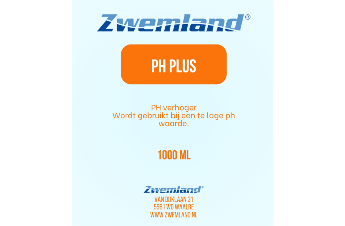 Zwemland pH Plus 1 Liter