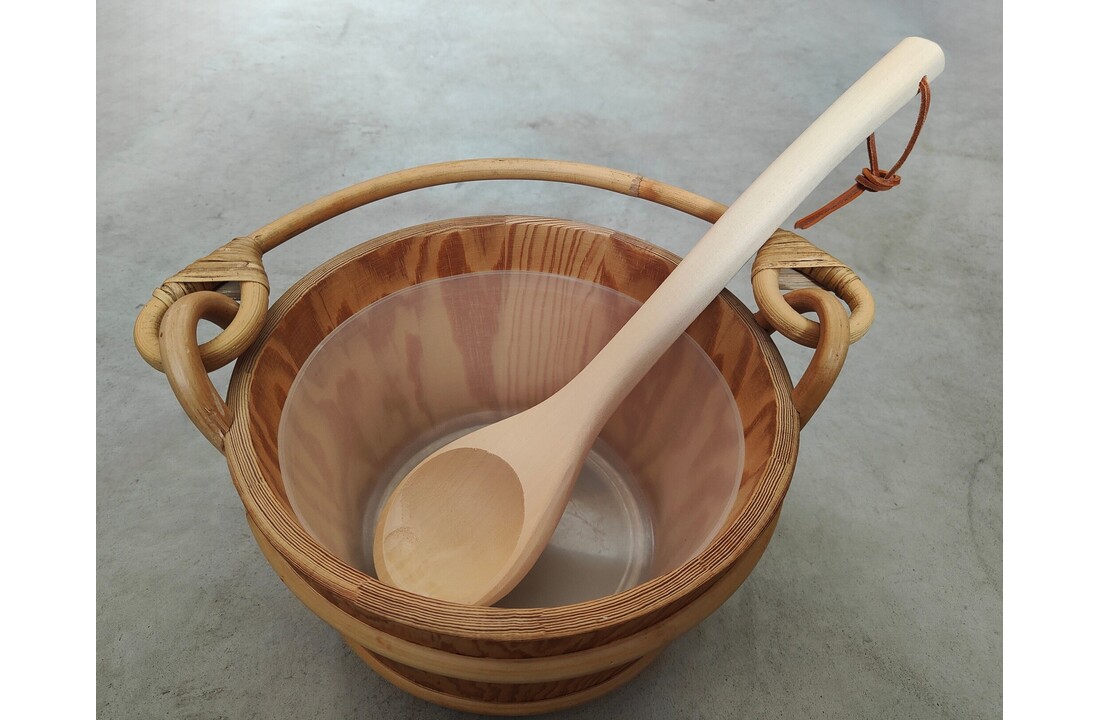 Sauna Opgietlepel Hout - 50 cm