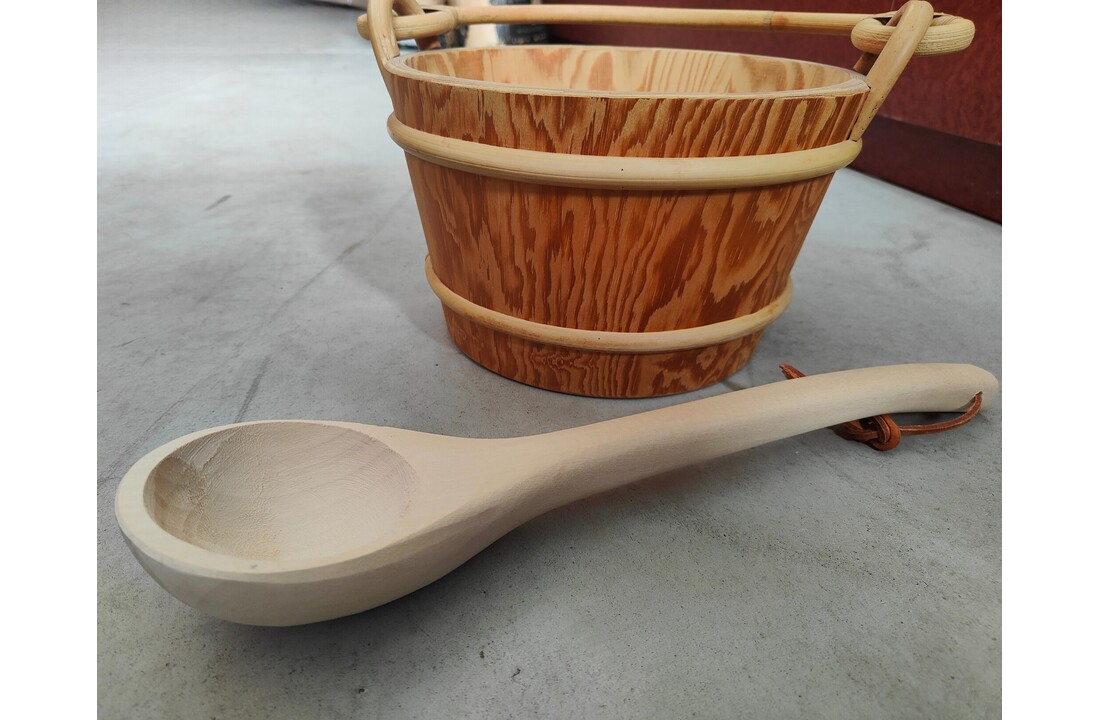 Sauna Opgietlepel Hout - 50 cm