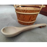 Sauna Opgietlepel Hout - 50 cm