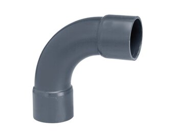 Profec PVC handvorm bocht diverse maten 90° PN 10