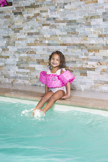 Puddle Jumper Roze Panterprint