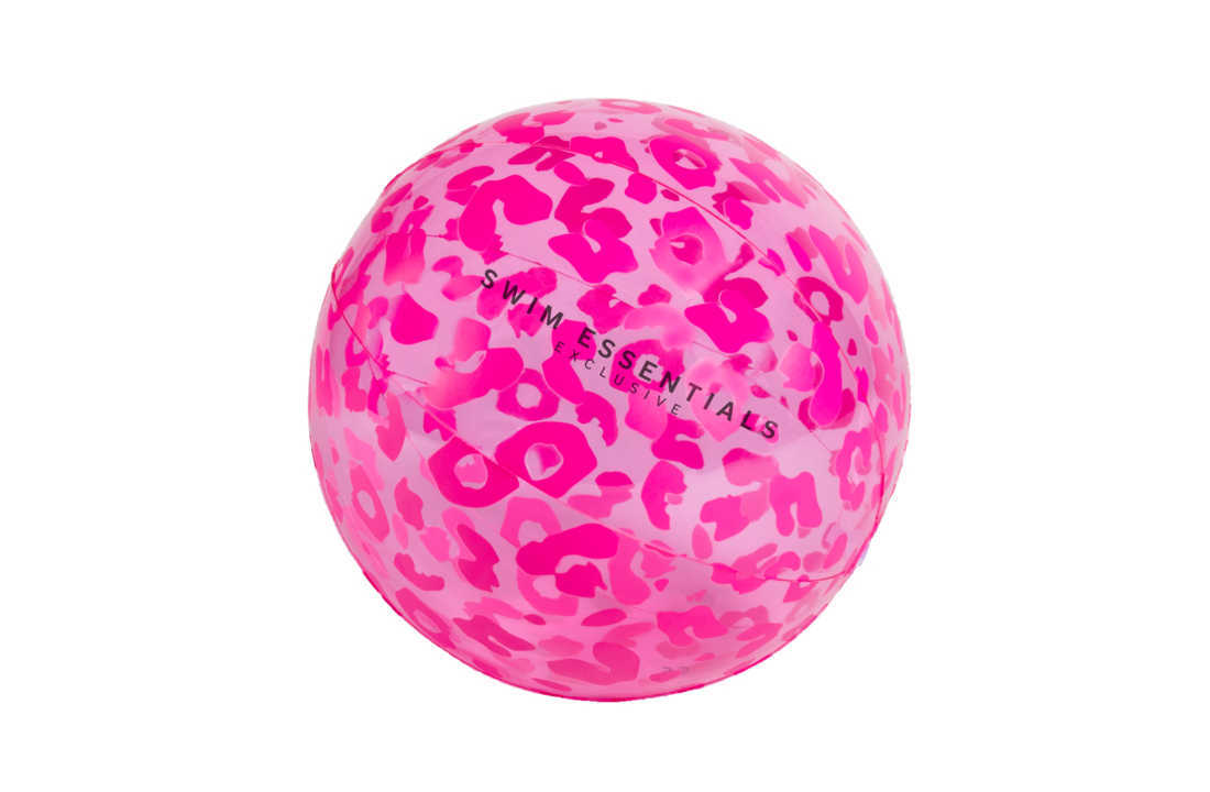 Strandbal Neon Panterprint