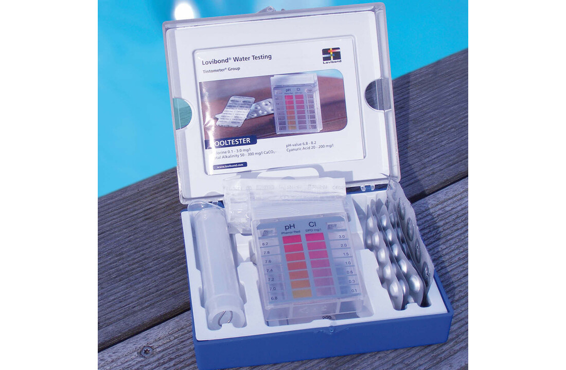 4 in 1 testset (DPD, pH, totale alkaliteit en cyanuurzuur)