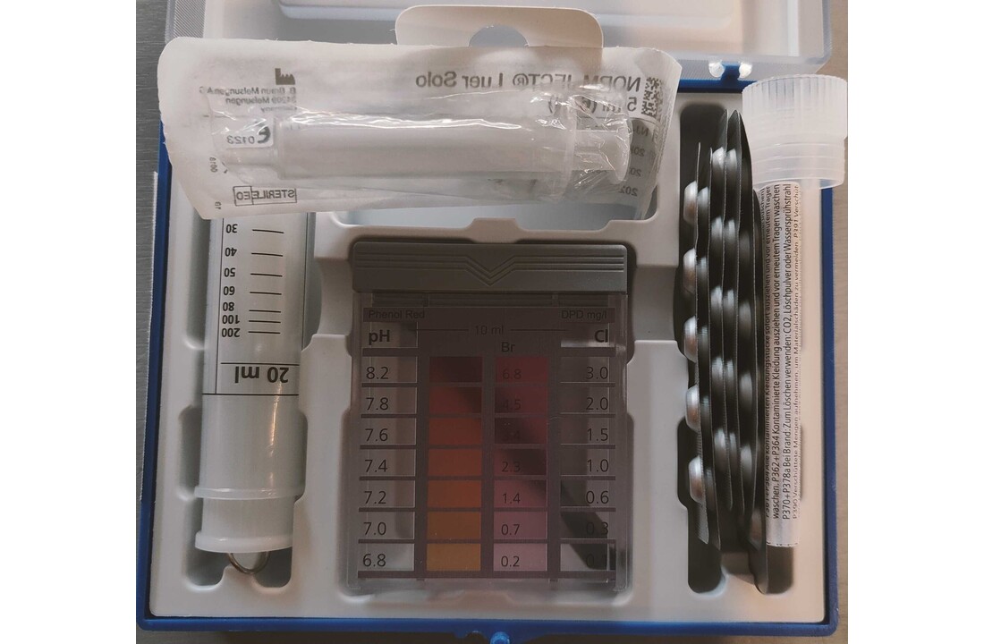 4 in 1 testset (DPD, pH, totale alkaliteit en cyanuurzuur)