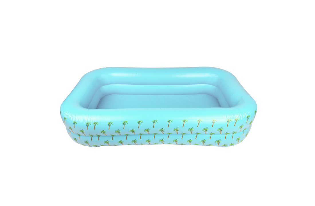 Kinderzwembad palmbomen 211 x 132 x 46 cm