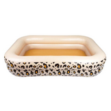 Kinder Zwembad Panterprint Beige 211 x 132 x 46 cm