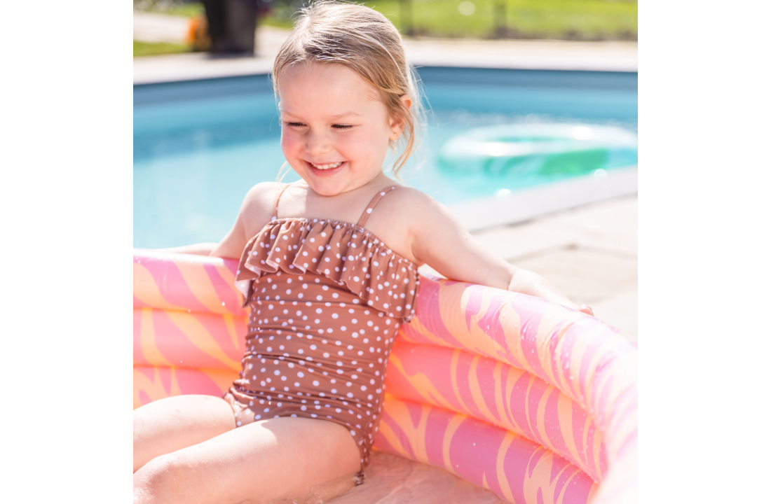 Kinder Zwembad Roze Zebra 150 cm